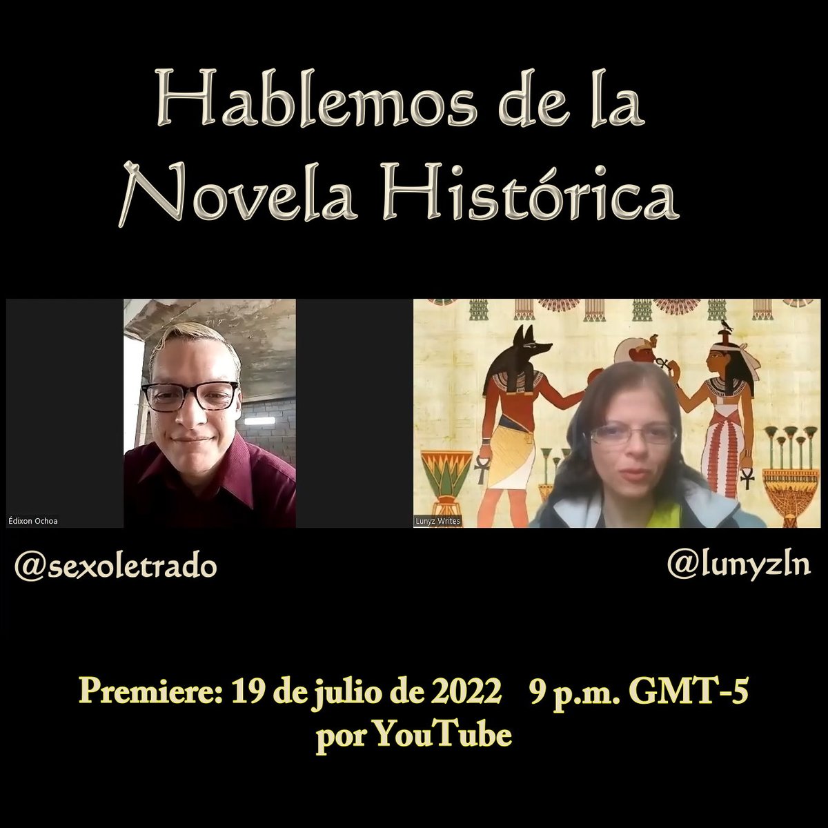 LunyzWrite's tweet photo. Entrevista 5. Hablemos de la Novela Histórica. Invitado: Édixon Ochoa https://t.co/oIR73bb0Pe via @YouTube https://t.co/VNXGy3oODL