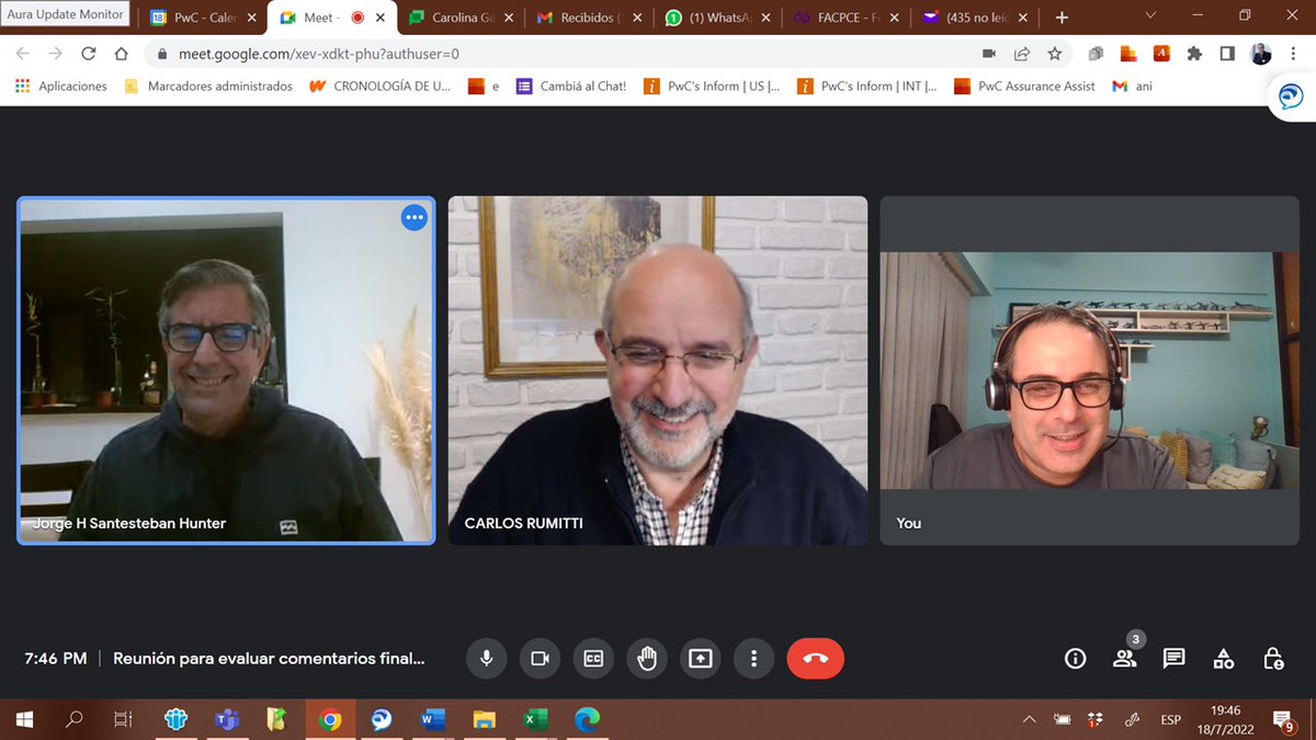 fer_zanet's tweet photo. Última reunión de revisión de los comentarios recibidos en @FacpceArgentina sobre el proyecto de RT 49 para la modificación de la RT 15: "Normas sobre la actuación del Contador Público como #Síndico Societario". #CENCyA Carlos Rumitti Jorge Santesteban Hunter Andrea Barbagelata https://t.co/q8gbQiKKvk