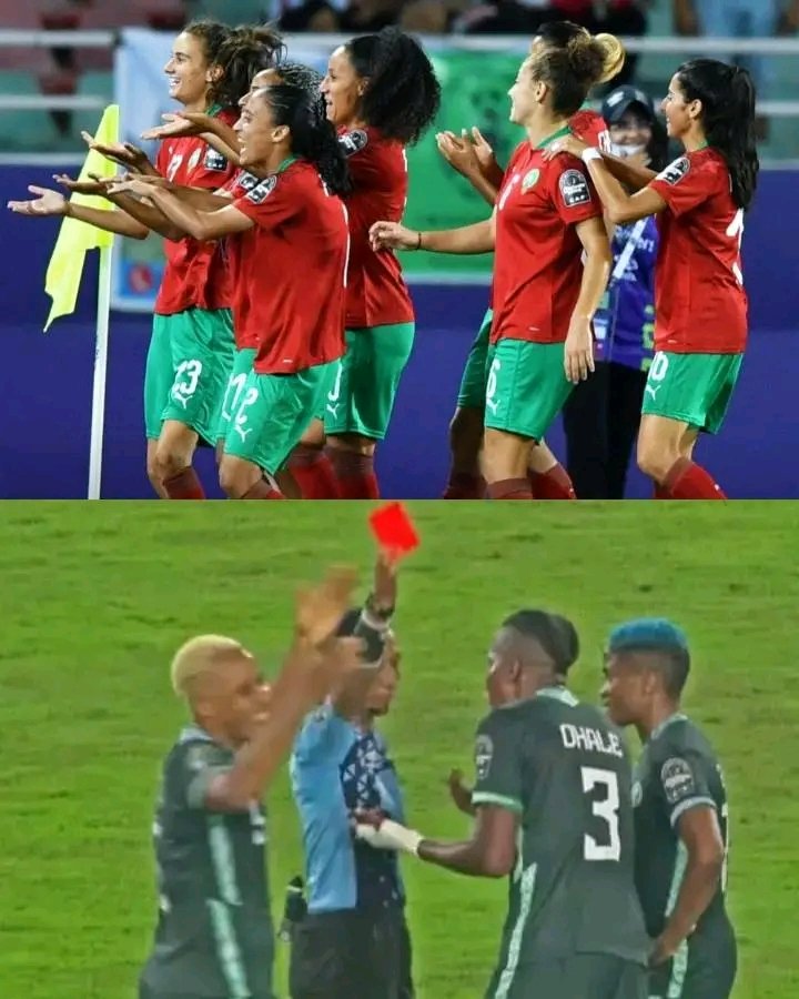 AidenNwoke's tweet image. Breaking News 🗞️:
Nigeria super falcons bows out from the Afcon 2022 women ..
After suffering defeat to the host morroco
4-5 in penalties ....
 South Africa vs morroco ( FINAL ⚽)...
#footballchallenge
#footballarena
#transferlive
#WAFCON2022