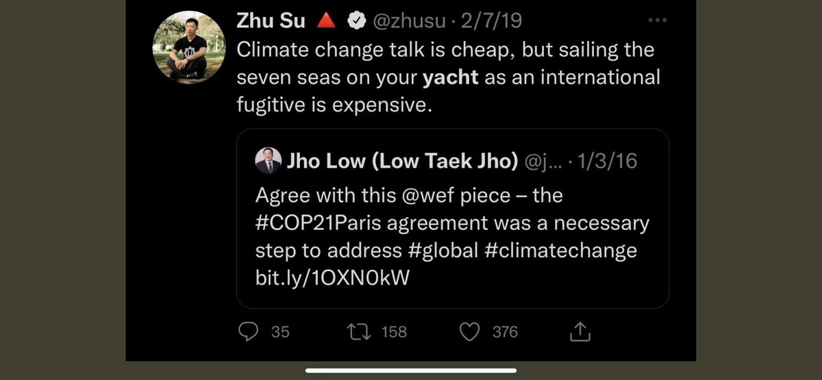 RealPabloHeman's tweet photo. Come on @zhusu bro, I thought we were buddies man, no party invites for me?! I (almost) believed in your Super-Cycle theory man, and now you partying in the Caribbean with crypto investors’ money, at least share the love man and let me have seconds😢😭👍👏🛥🏝🌊🏖⛱☀️😎🤣🤣🤣🤣🤣 https://t.co/IUeL0BW02x