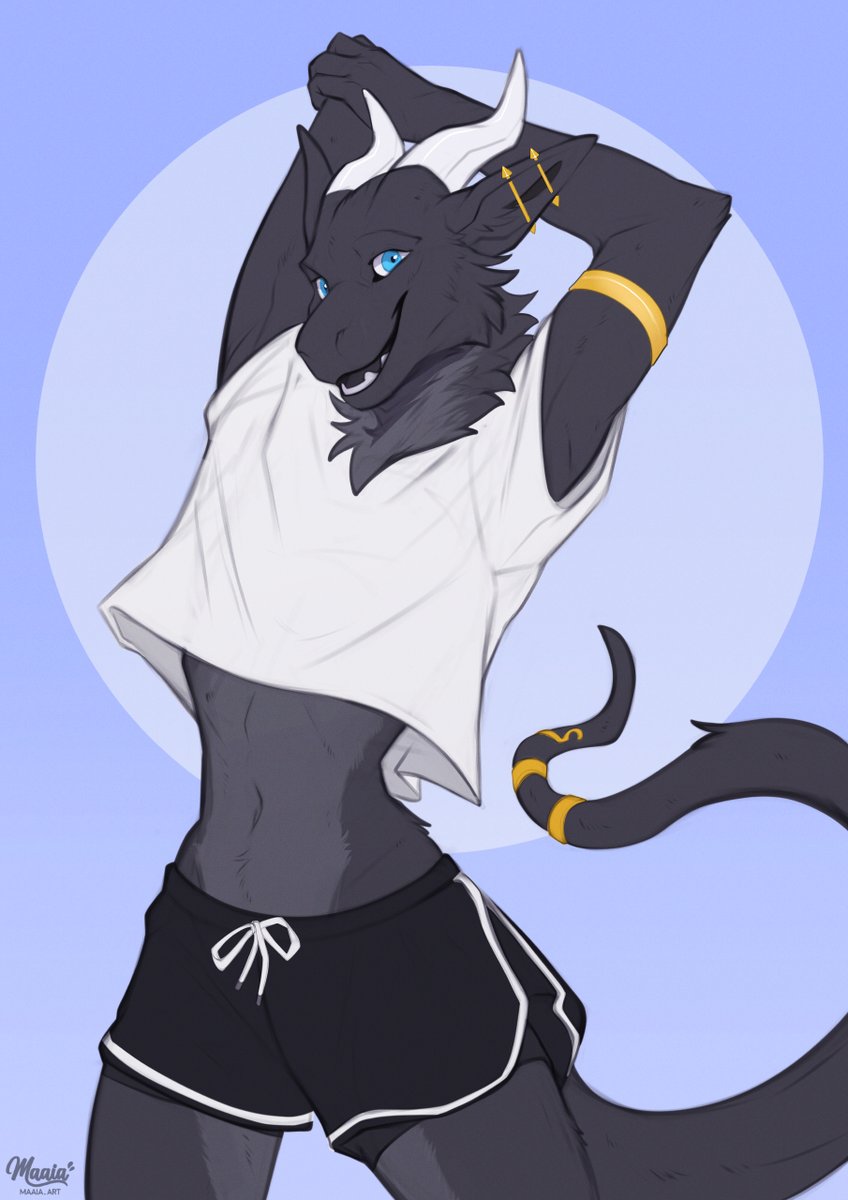 e621drake's tweet photo. Oh would you look at that, new propic and new banner!

Here you have the full pics if you're curious.
First one is by the sweetest @MaaiaART, while the second is from the amazing @Jagzcat. https://t.co/49FdDdonsy