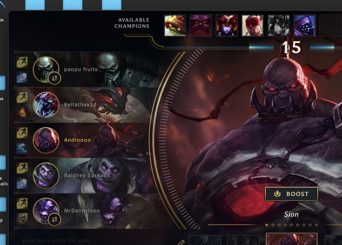 i've never seen a more testosterone-loaded aram selection
