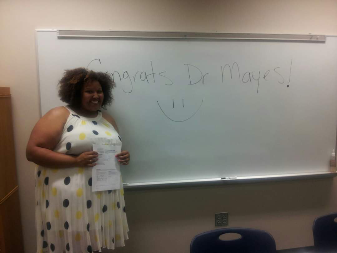 DrRDMayes's tweet photo. 9 years ago today I became Dr. Mayes. It's been an incredible journey with hills and valleys, but I'm so glad I'm here ❤️ #Disserversary #AntiracistSC #TheProfessorIsIn #PurposeAndImpact @OhioStateAlumni @OSUehe https://t.co/7YjhkO4dSq
