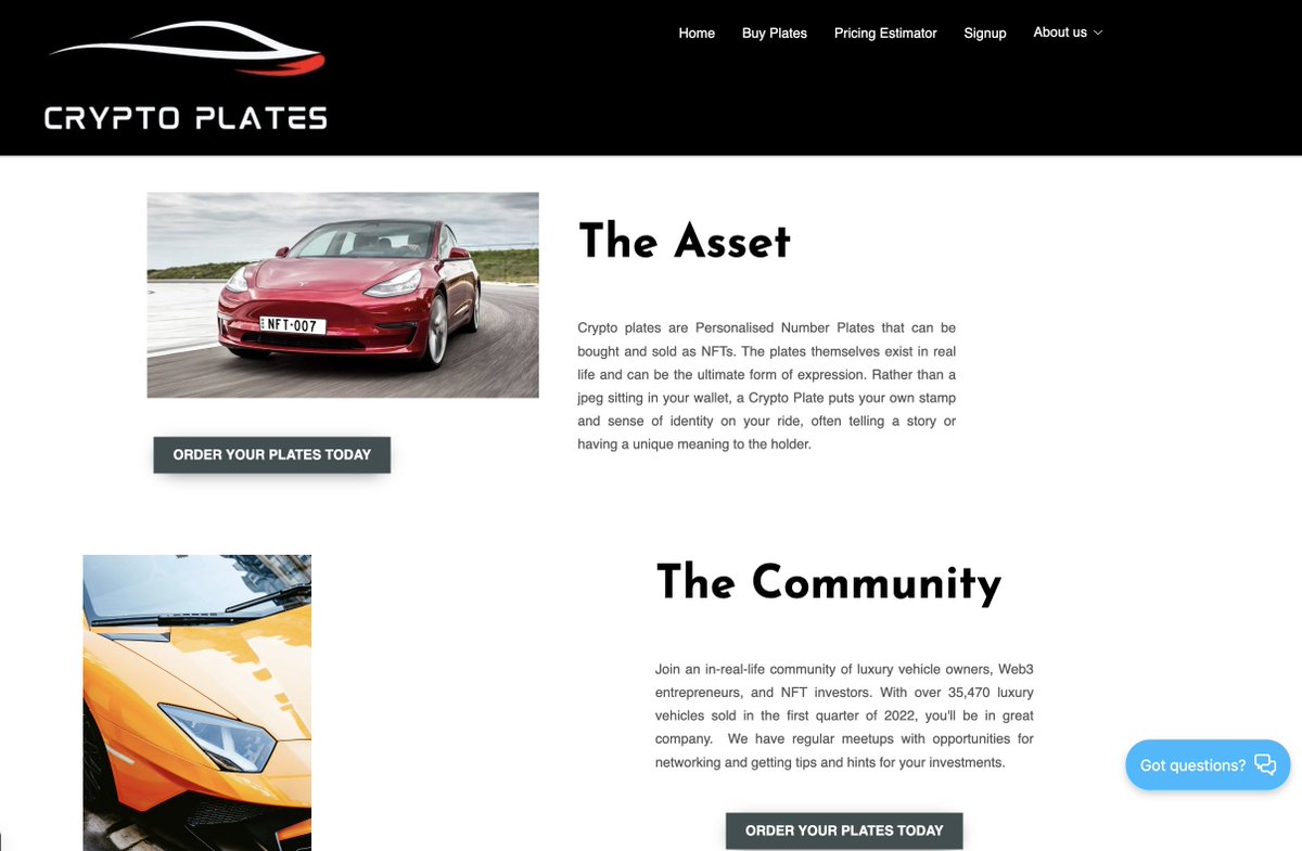 cryptoplatesau's tweet image. Our website is live - show us some love peeps  cryptoplates.pro #customnumberplates #personalisednumberplates #NFTprojects