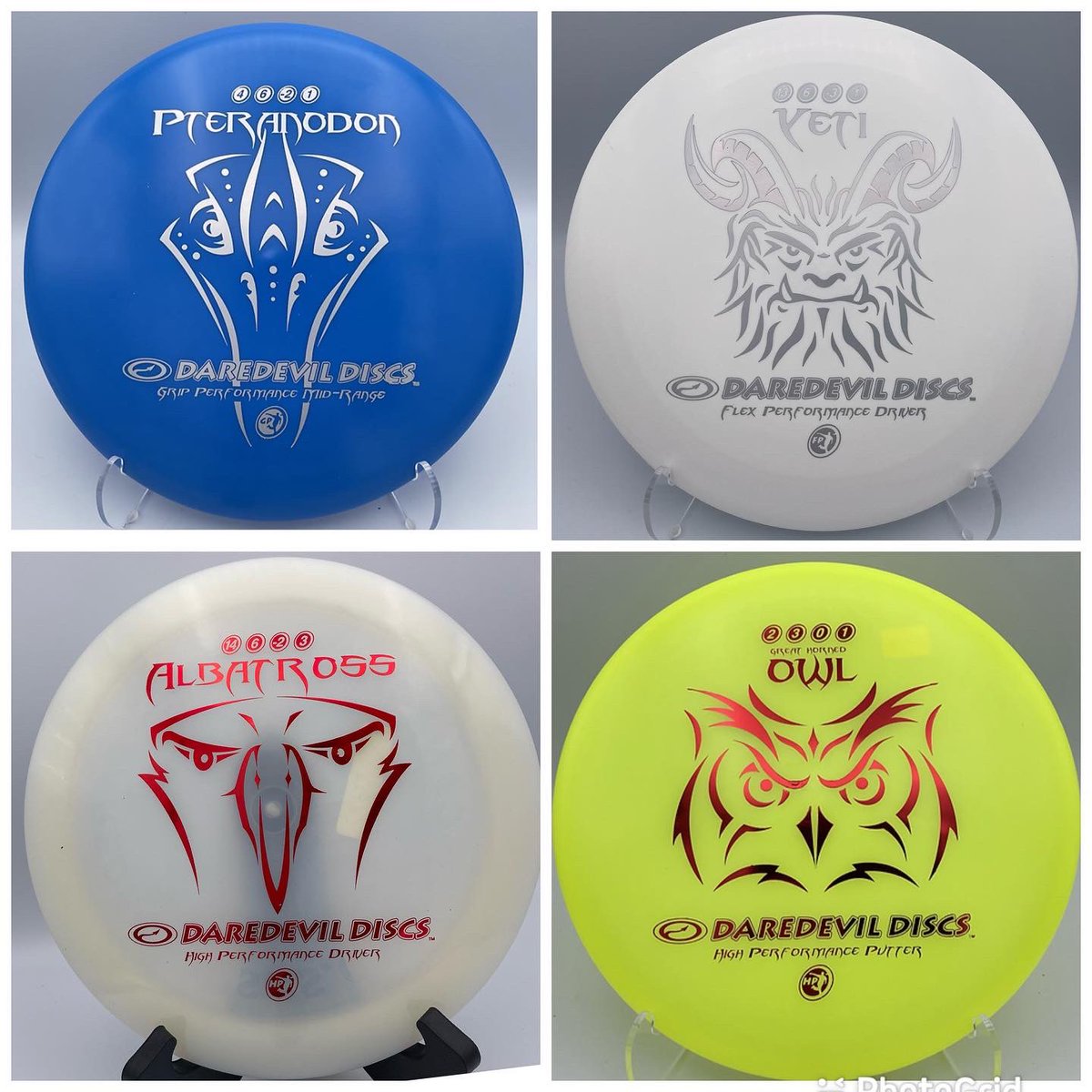 disc_ran's tweet photo. Every @daredevildiscs Mold is in stock at Ran Disc Golf! Try βem, youβll love em! (Recommend the Wolverine!) #wilddiscs #jomezpro #pdga #discgolf #discgolfdaily #discgolfeveryday #discgolflife #growthesport #daredevildiscs https://t.co/6MJLomDoa6