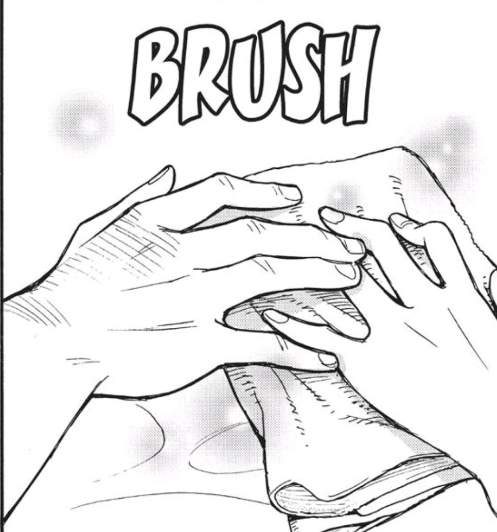the shoujofication of loid's and yor's hands touching 