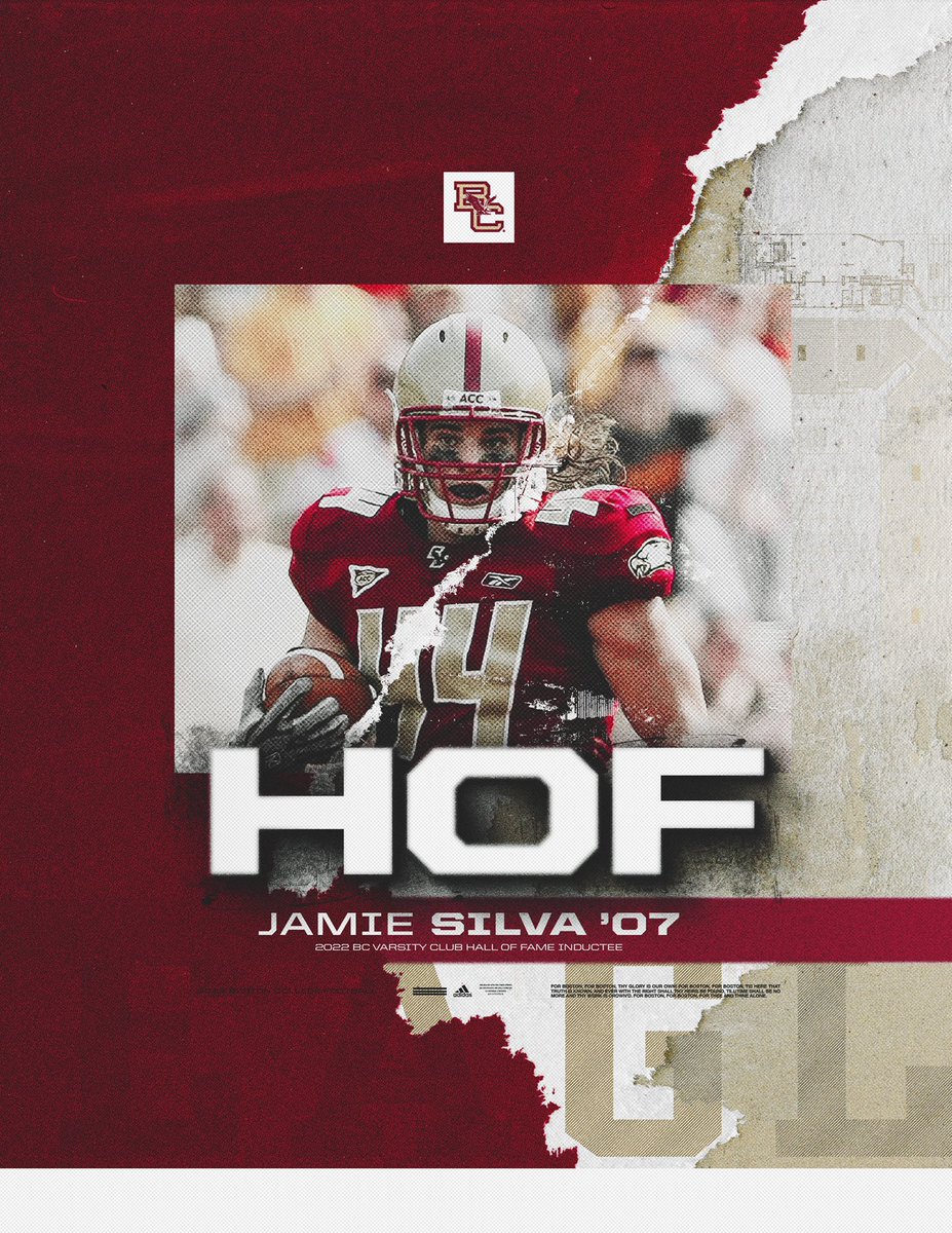 BCFootball's tweet photo. Congrats to @CoachBeekman and @JamieSilva40 on their induction into the BC Varsity Club Hall of Fame! 🦅 https://t.co/bafcX4DGvR