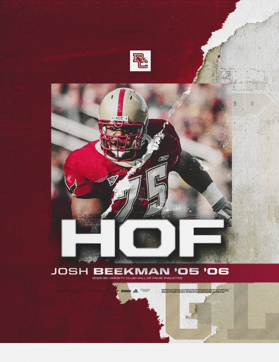 BCFootball's tweet photo. Congrats to @CoachBeekman and @JamieSilva40 on their induction into the BC Varsity Club Hall of Fame! 🦅 https://t.co/bafcX4DGvR