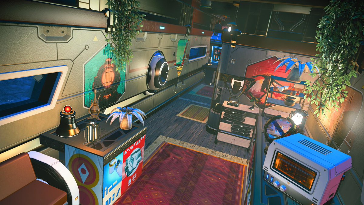 DuPz0r's tweet image. My Space RV crash landed on a strange new world! This is my home now... @NoMansSky #NMS
