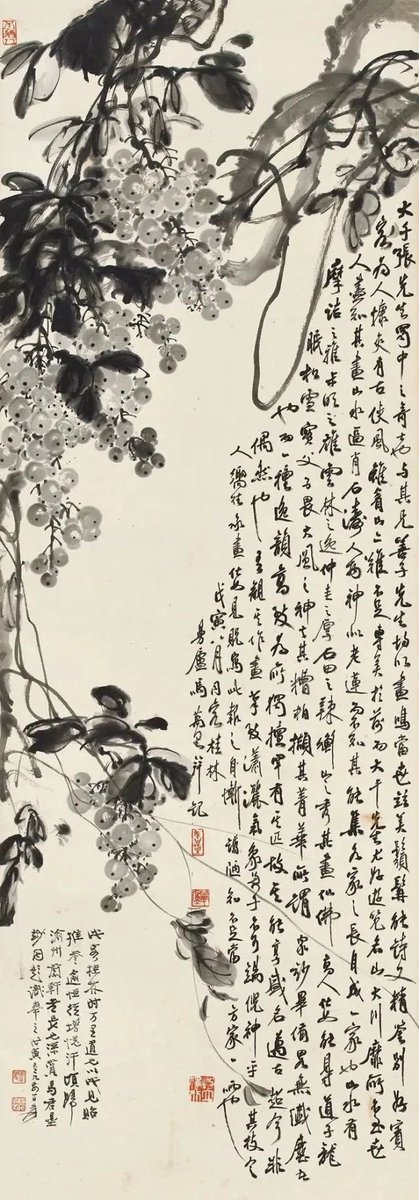 hzffejad's tweet photo. 马万里（1904-1979)原名瑞图，字允甫。别署曼庐，晚号大年。
马万里的绘画艺术，早在他青年时期，就得到了海上诸师友的奖掖和赞誉，吴昌硕曾谓之“活色生香”；曾熙则评他的画“触处春生”；徐悲鸿认为其“画格清丽，才思俊逸”；张大千最喜爱他画的竹，邓散木称“竹奇佳”。 https://t.co/sgug9AZiav