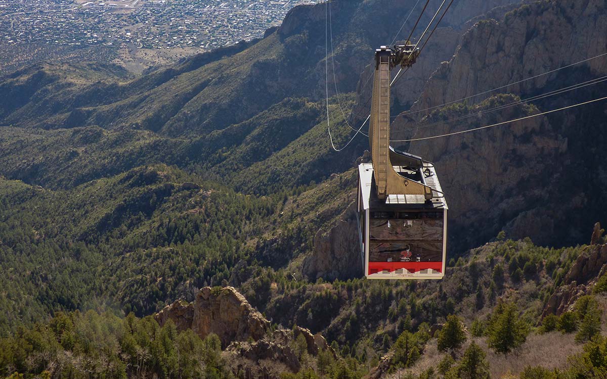 505Nomad's tweet photo. The Sandia Peak tram is the 2nd longest tram in the world at 2.7 miles long. It transports guests from Albuquerque to the crest in 15-minutes - https://t.co/o376JZqdGB

@SandiaPeakTram 

#travel #Albuquerque #NewMexico #whataview #sunsetspot #vacation #daytrip #roadtrip #hiking https://t.co/0cmNUNAlYl