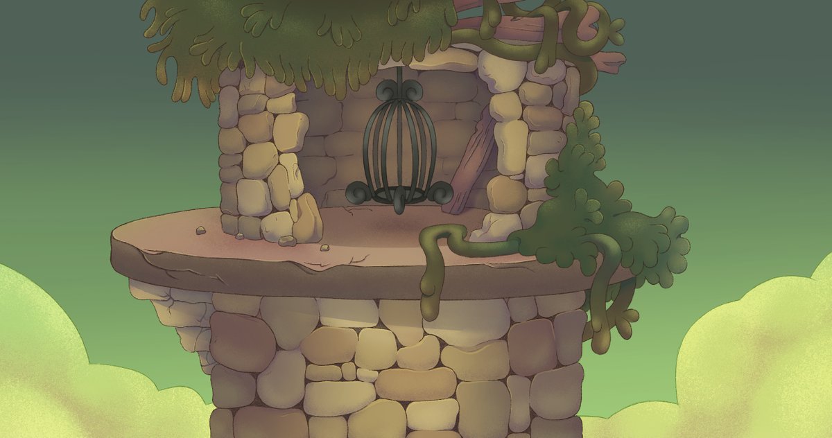 Here are the backgrounds I painted for <a href="/PipiFilm/">⚔️ THE LEGEND OF PIPI ⚔️</a>! 🐍✨ <a href="/georjd/">george🌴</a> ’s beautiful layouts were a blast to work with! 

#pipifilm #PIPISWEEP #legendofpipi