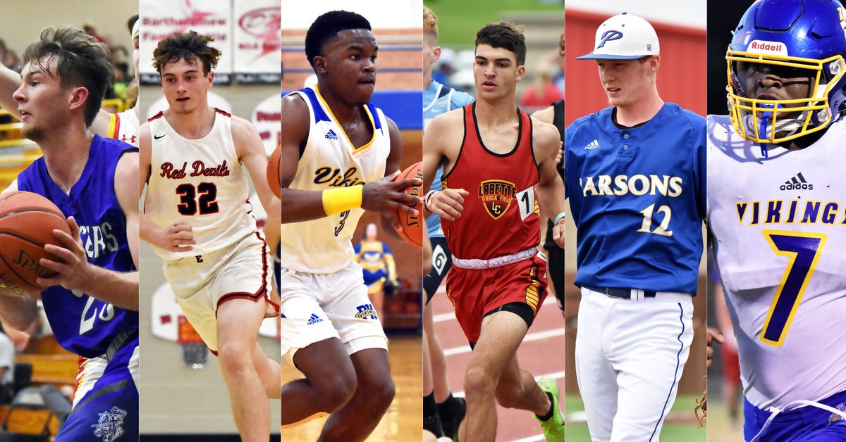 High School Boys Athlete of the Year

• Briggs Adkison, Cherryvale
• Eric Dillinger, Erie
• Jessie Jones, Parsons
• Alex Meister, Labette County
• Paxton Swanson, Parsons
• Isiah Tyson, Parsons