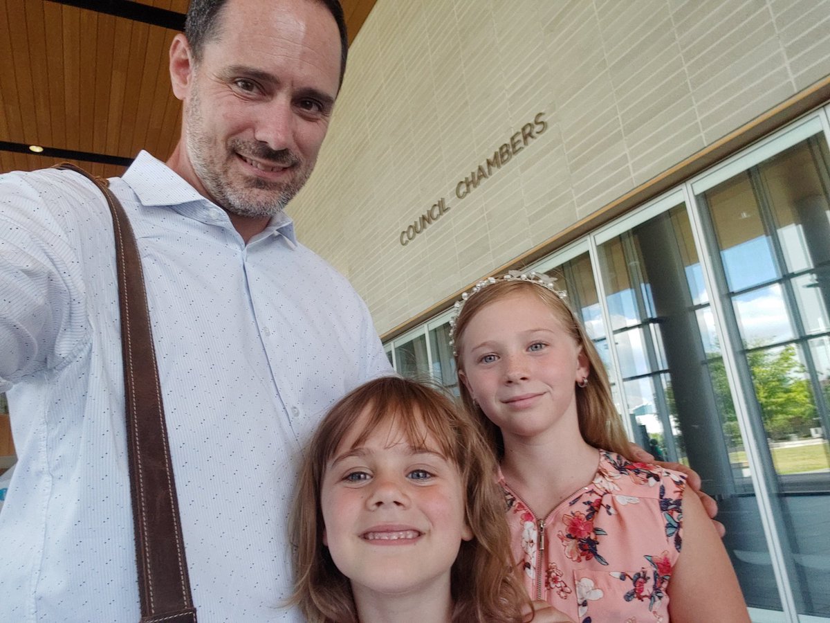 I had the amazing honour today to head down to city hall with the girls and throw my hat in for Ward 4 city councillor in the election this Oct!