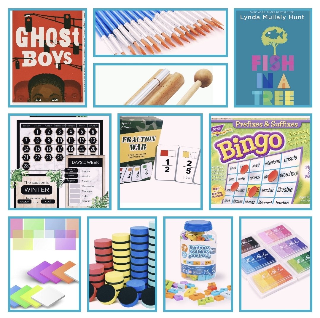 LBD310's tweet photo. @TheJanEnnis Hello, I am a 5th grade teacher at a title 1 school looking to engage my students with helpful classroom materials and books to help students keep reading.Any help is appreciated even a retweet.Thank you so much.#clearthelist  #Amazonwishlist #helpateacher
https://t.co/T1QBLOhQWo https://t.co/iMBYQyZpKo