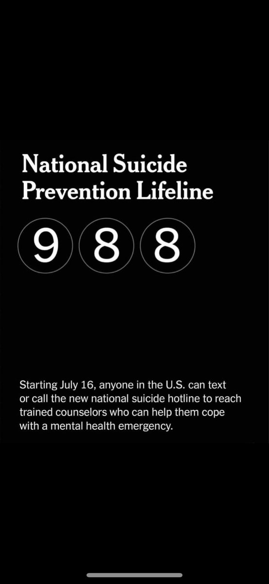 ekmaus's tweet image. The National Suicide Prevention Lifeline went live July 16th. I love how it allows people to text (because sometimes words are hard) as well as call 988 to speak with a trained counselor. Pass it along if you’d like 🙂