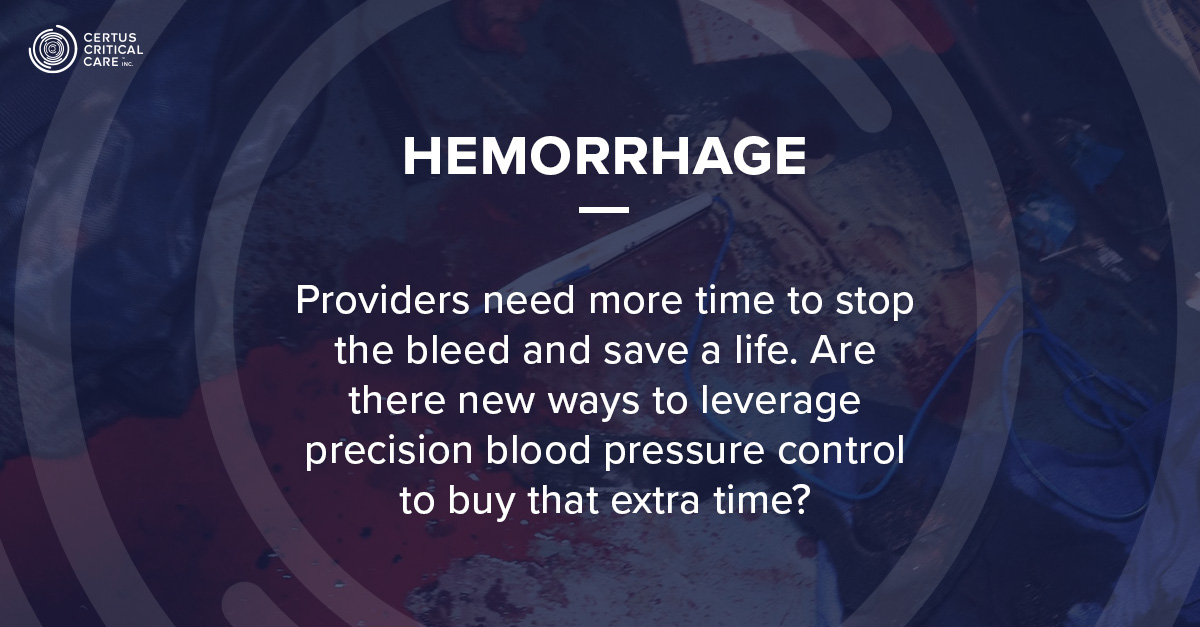EVAC Use Case 1️⃣: #Hemorrhage

💔 2.8M+ ppl/yr die from hemorrhage 🌍
⏱️ #medical intervention time ⬆️ 3x
🚑 Use in pre-hospital and #hospital settings
📈 Preclinical studies survival ⬆️from 50% to 90%

Seeking #healthtech #investors &amp; #clinical partners

#Medtwitter #SoMe4Trauma