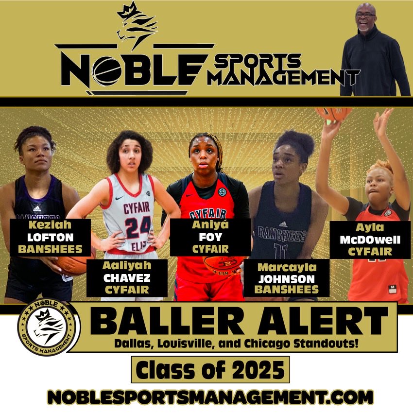GM CARY (@noblesportsmgmt) on Twitter photo The Class of 25 is so 🥞stacked with talent I know 👁 missed some ballers🏀 here are a few N my HUMBLE opinion that will make an impact at the next level📈<a href="/CFEliteSports/">CyFair Elite Sports</a> <a href="/AALIYAH2CHAVEZ/">AALIYAH CHAVEZ</a> <a href="/MarcaylaJohnso1/">Marcayla Johnson C/O 2025</a> <a href="/KeziahLofton32/">Keziah Lofton</a> <a href="/Bansheefam/">Banshees Basketball Club</a> NSM👨🏿💻 The Class of 25 is so 🥞stacked with talent I know 👁 missed some ballers🏀 here are a few N my HUMBLE opinion that will make an impact at the next level📈<a href="/CFEliteSports/">CyFair Elite Sports</a> <a href="/AALIYAH2CHAVEZ/">AALIYAH CHAVEZ</a> <a href="/MarcaylaJohnso1/">Marcayla Johnson C/O 2025</a> <a href="/KeziahLofton32/">Keziah Lofton</a> <a href="/Bansheefam/">Banshees Basketball Club</a> NSM👨🏿💻