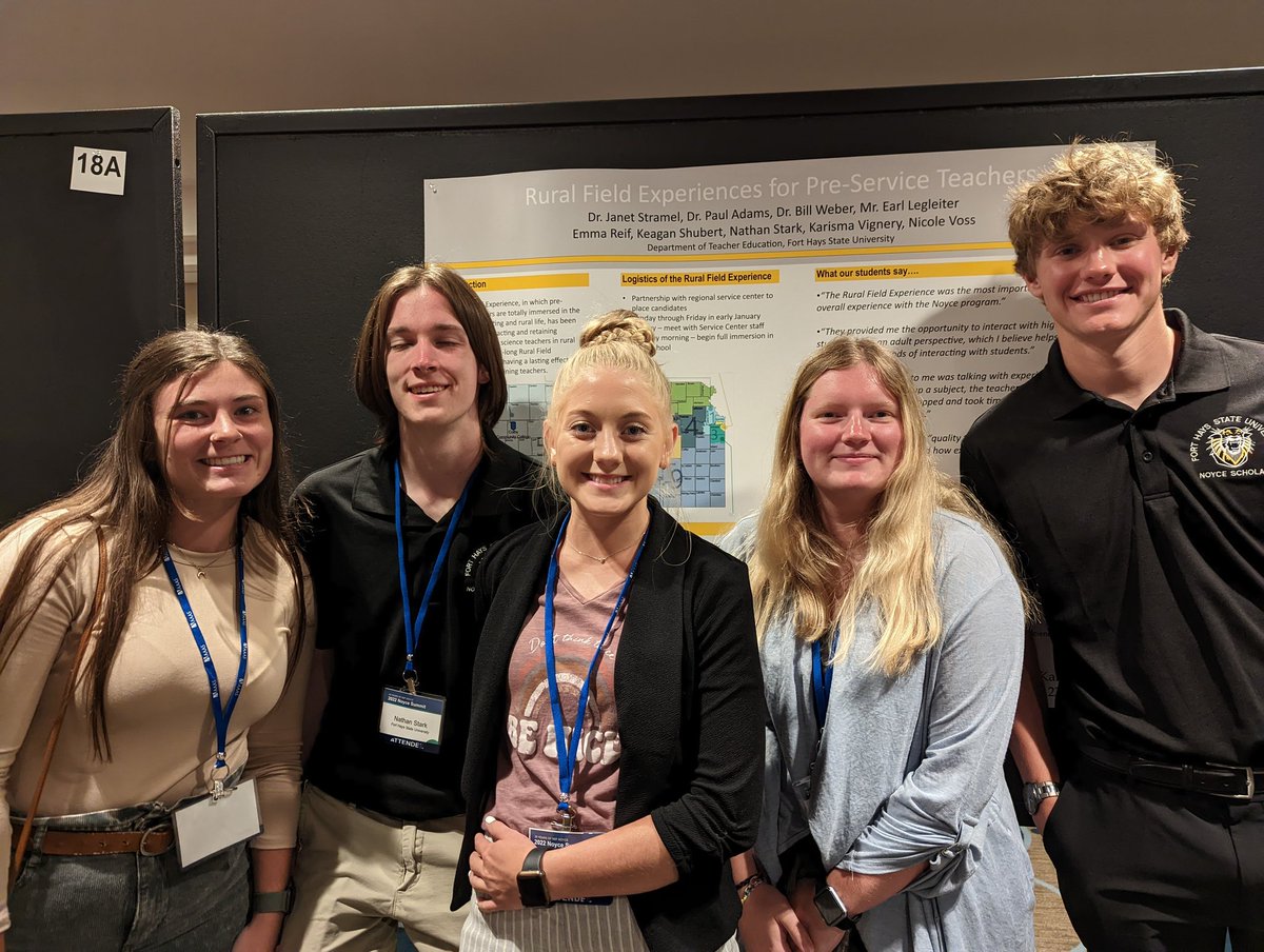 janetstra's tweet photo. I am so proud of these kids! They are talking about their Rural Field Experiences at the poster session tonight, part of our National Science Foundation Noyce Grant! #tigerteachernation #noyce #noyceprogram #fhsunoyce https://t.co/7lJl2dnaiU