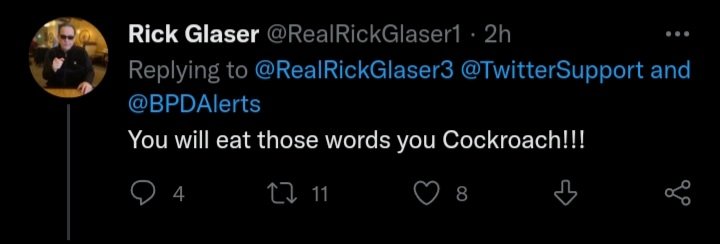 UserAdvlce's tweet photo. Our admin team is upset to learn users have received abusive messages from @RealRickGlaser1. We'll continue to monitor this situation and review reports of @RealRickGlaser1 being hacked. Please be cautious as we review this situation.
Kind regards,
User advice https://t.co/1qfZjrTwUb