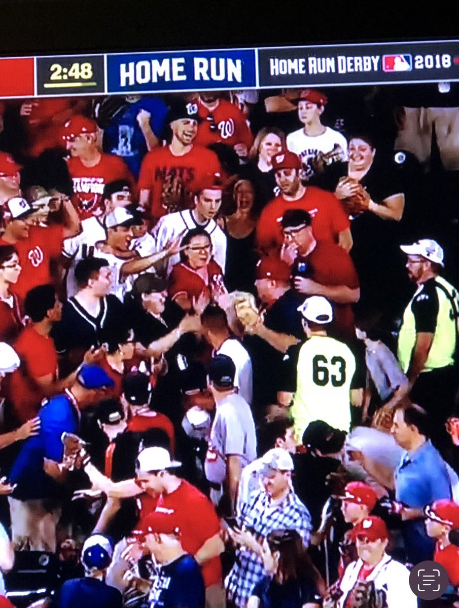 Happy anniversary to the most savage sporting event I’ve ever attended (me cringing in the corner) #HRDerby