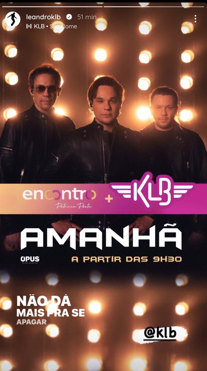 LucimeriDS's tweet photo. É amanhã os melhores @klb @LeandroKLB @KikoKLB @brunoklb  nós @Encontro  Veeeeeem #KLBnoRJ https://t.co/aWEqlXAXXz