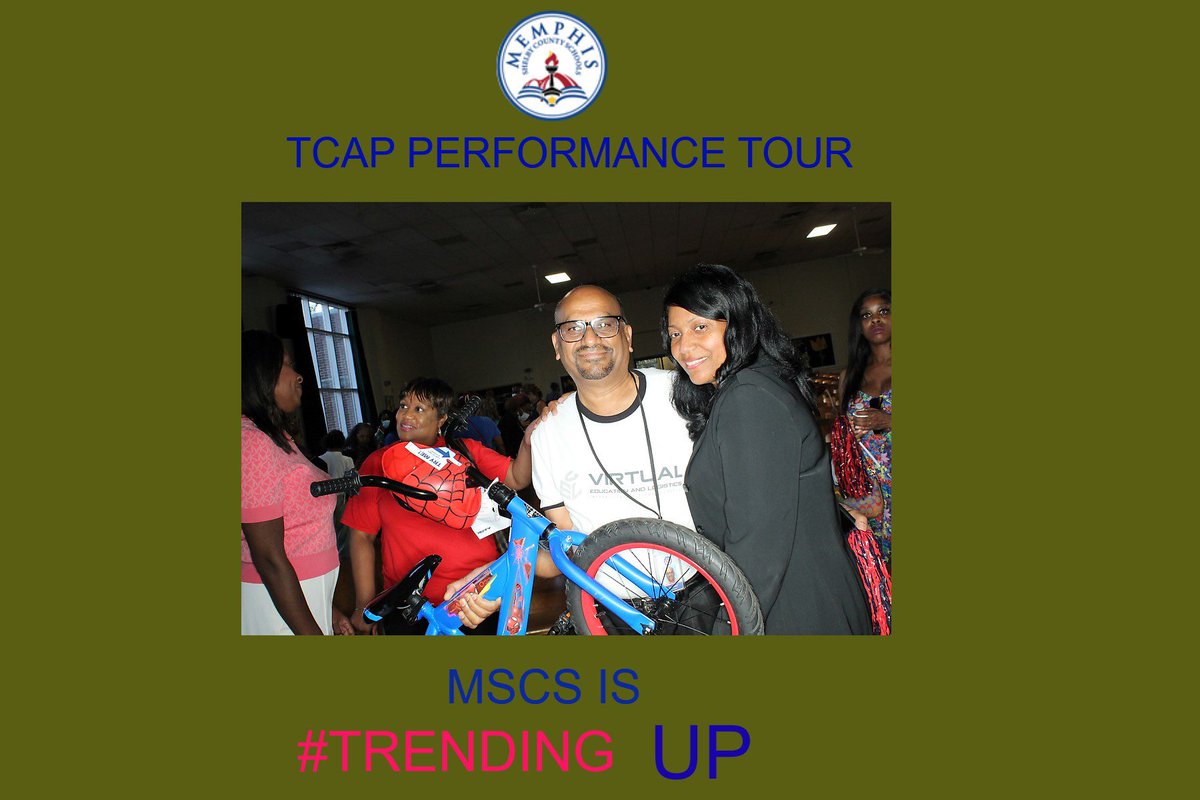 DrAWhitelaw's tweet image. Our first night of the TCAP Performance Tour was a SUCCESS! Thank you MSCS students, parents, and staff for your continuous support in our journey to excellence. ✨

Districts 8 and 9, you’re up next!
📍Wednesday, July 20th @ White Station and Germantown Middle
 
#TrendingUP 🤩
