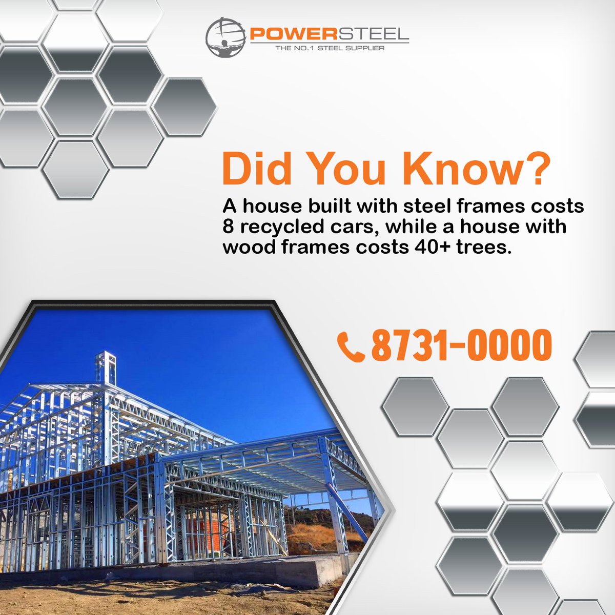 TUESDAY TRIVIA!

powersteel.com.ph

#PowerSteel #steel #materials #construction #industrial #bars #wideflange #plates #copper #stainless #hardware #trivia #Bars #steelframe #framing #trivia #contractorlife #contractor #engineering