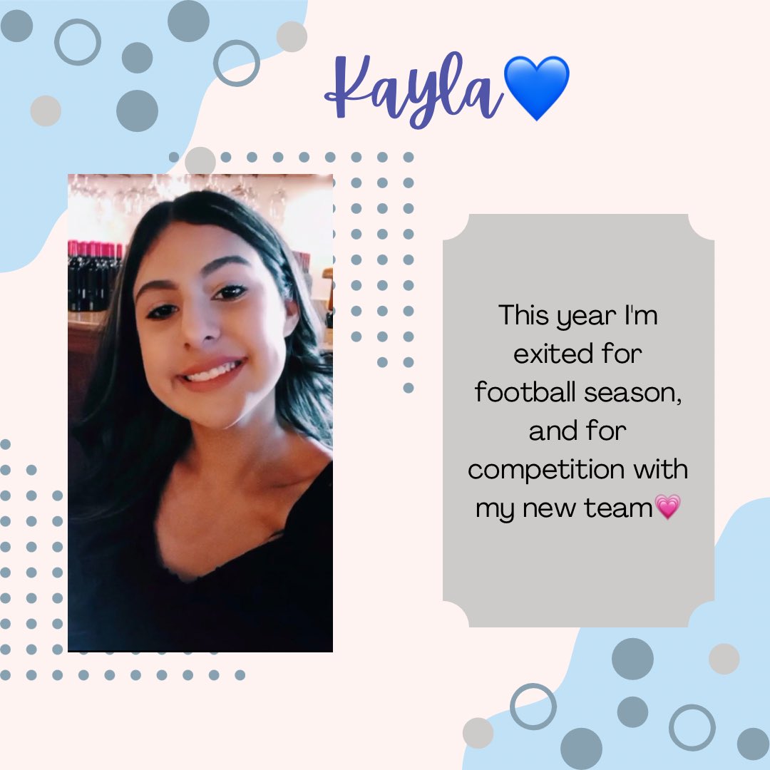 Meet the team!! Here are some of our juniors for the 2022-2023 school year🤍💙