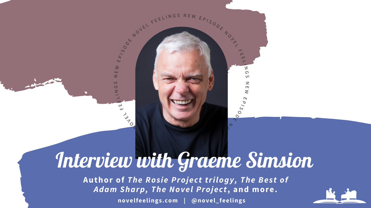 novel_feelings's tweet photo. We recently had the great pleasure of speaking with @GraemeSimsion, author of #TheRosieProject and more, on the podcast. 

We chat about the legacy of The Rosie Project, writing about #autism, &amp; upcoming projects. 

🎙️Visit https://t.co/tyDEtZ7su2 to tune in.

@text_publishing https://t.co/kFeJUGua5U