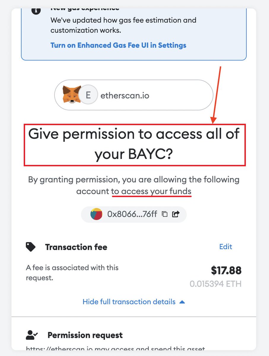 NFTherder's tweet image. Great news! Lots of scams have been abusing the SetApprovalForAll function and now MetaMask is working on a confirmation window before you unknowingly sign away your #nft assets

Looking forward to this update!
