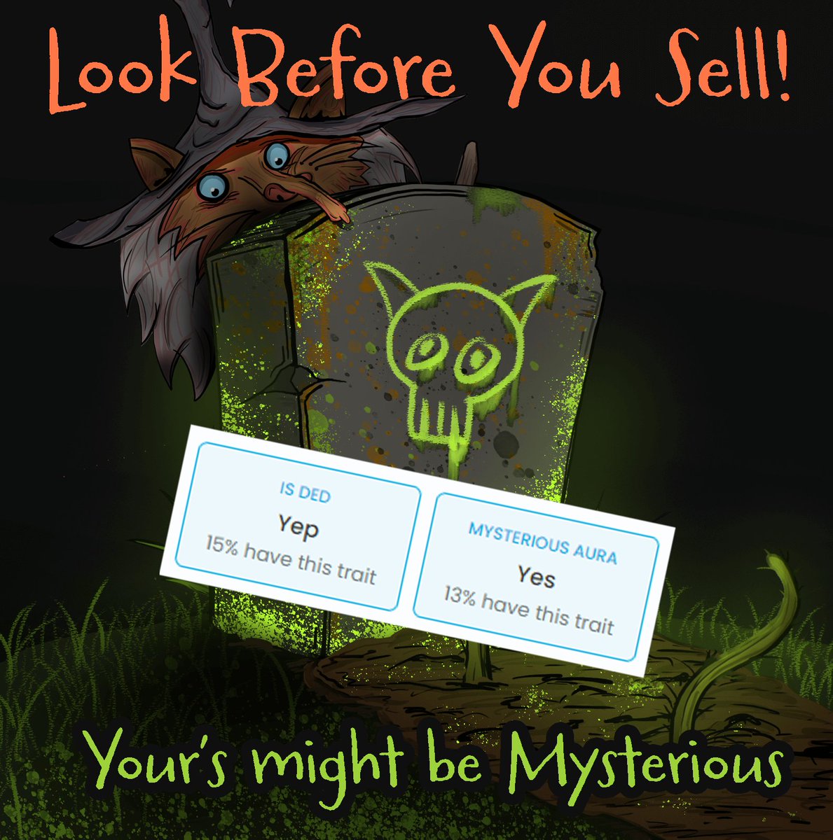 Offᵢcᵢaₗ ₗᵢₙₖ: sacrifice.goblincatz.wtf

Eₓₜᵣacₜₛ: opensea.io/collection/ext…

4 dayₛ ₗₑfₜ (Rₑfᵣₑₛₕ Mₑₜadaₜa) #BurnTheCatz #SaveTheCatz