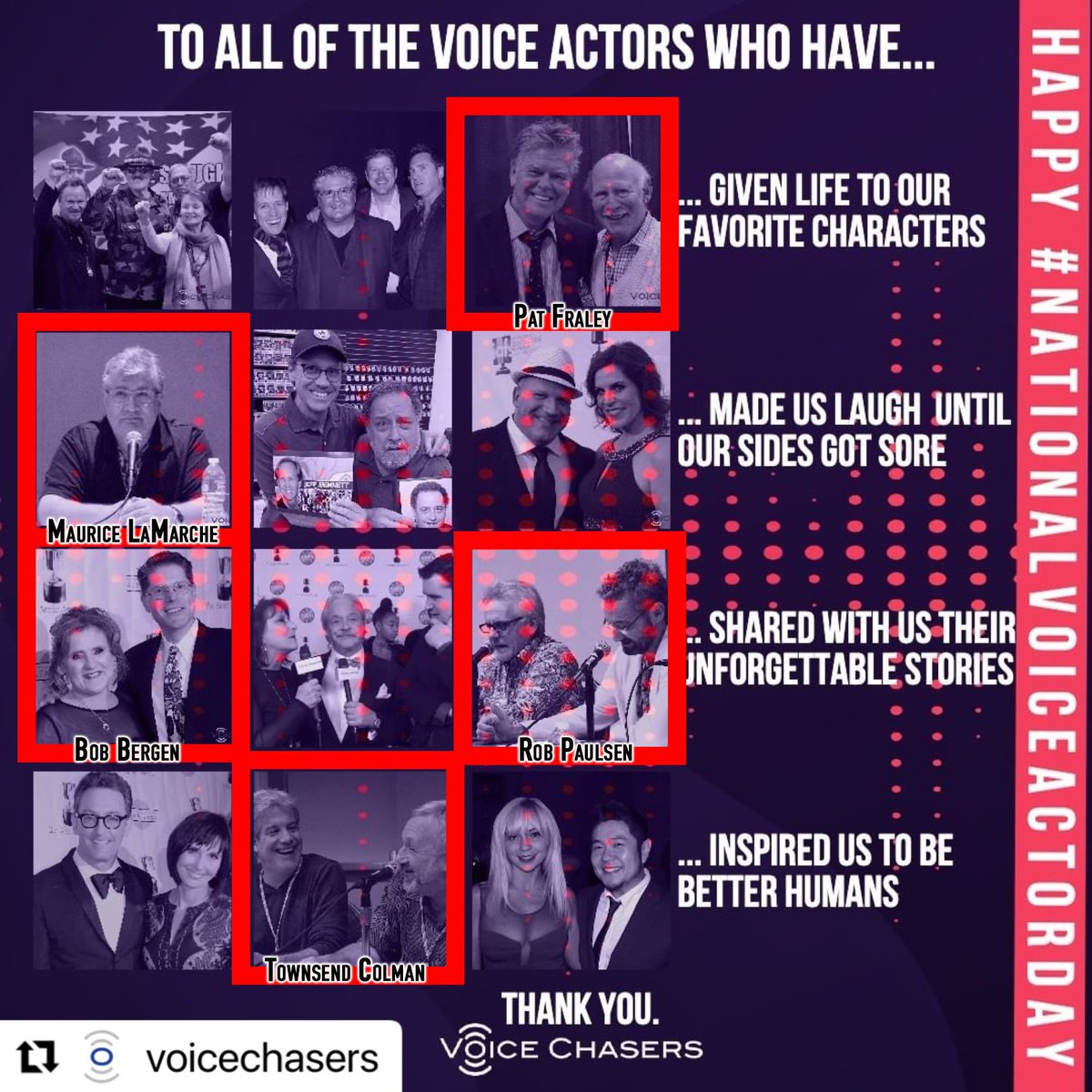 Thank you <a href="/voicechasers/">Voice Chasers</a> for bringing attention to the day!
To the  VO actors in the world, keep up the amazing work.
And take a look at the ones here who are also in Carcerem. They are just some of the most talented people we have ever met. 
Happy #NationalVoiceActorDay