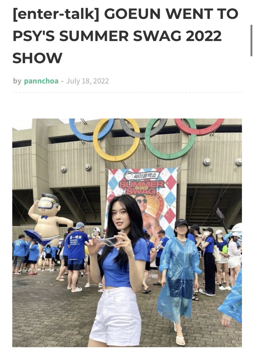 notpannchoa2's tweet photo. [ notpannchoa ] Former SM Rookies Goeun's recent whereabouts https://t.co/5kZrmYYaVt