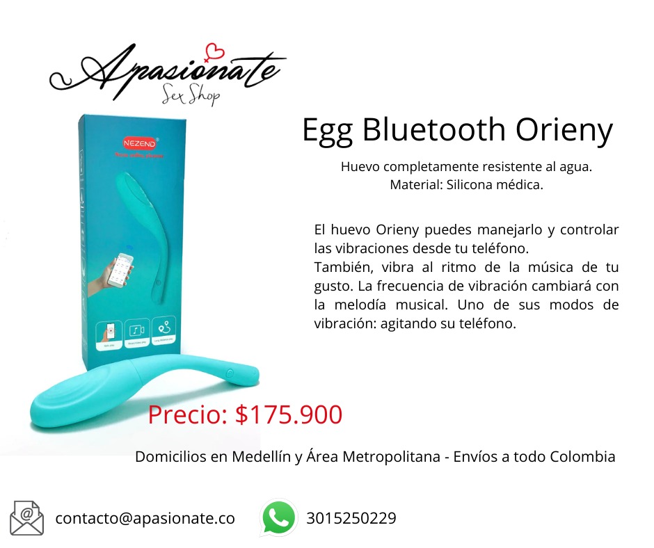 Vibrador Egg Bluetooth Orieny

Precio: $175.900

Domicilio discreto en Medellín y el Área Metropolitana - Envíos a todo el país.  

Somos <a href="/ApasionateSex/">Apasionate SexShop</a> 

Pregunta por lo que necesites. 

Pedidos al DM o al WhatsApp wa.link/m4lb82