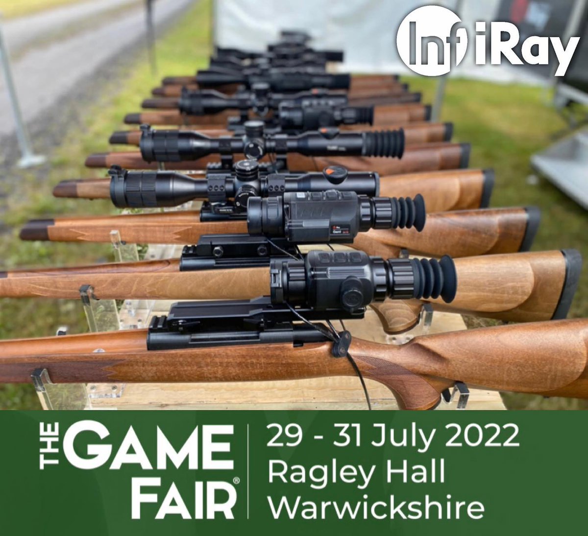 The next step of InfiRay UK is The Game Fair, being held at Ragley Hall in Warwickshire from 29-31 July.
InfiRay products will be exhibited there so it will be a great chance to have a try on the products and communicate with InfiRay UK staff there.
#gamefair #TheGameFair