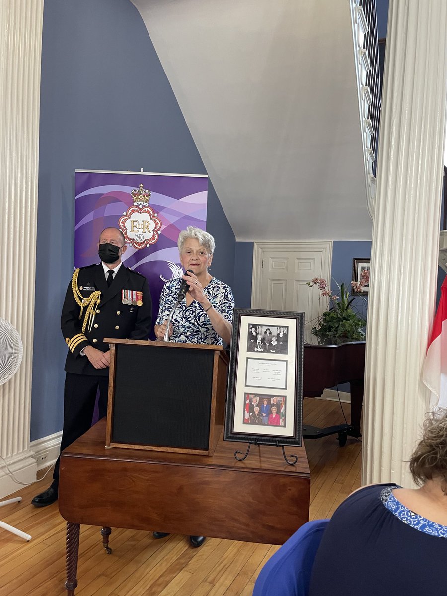 LisaThompsonPC's tweet photo. #PEI ‘s Lieutenant Governor Antoinette Perry was a gracious host for the Commonwealth Women Parliamentarians - Canada Region &amp; clearly leads by example. I was particularly taken by her commitment to her home town of #Tignish where she plays the organ at church &amp; has 2 choirs! https://t.co/sVtG6jRLcC