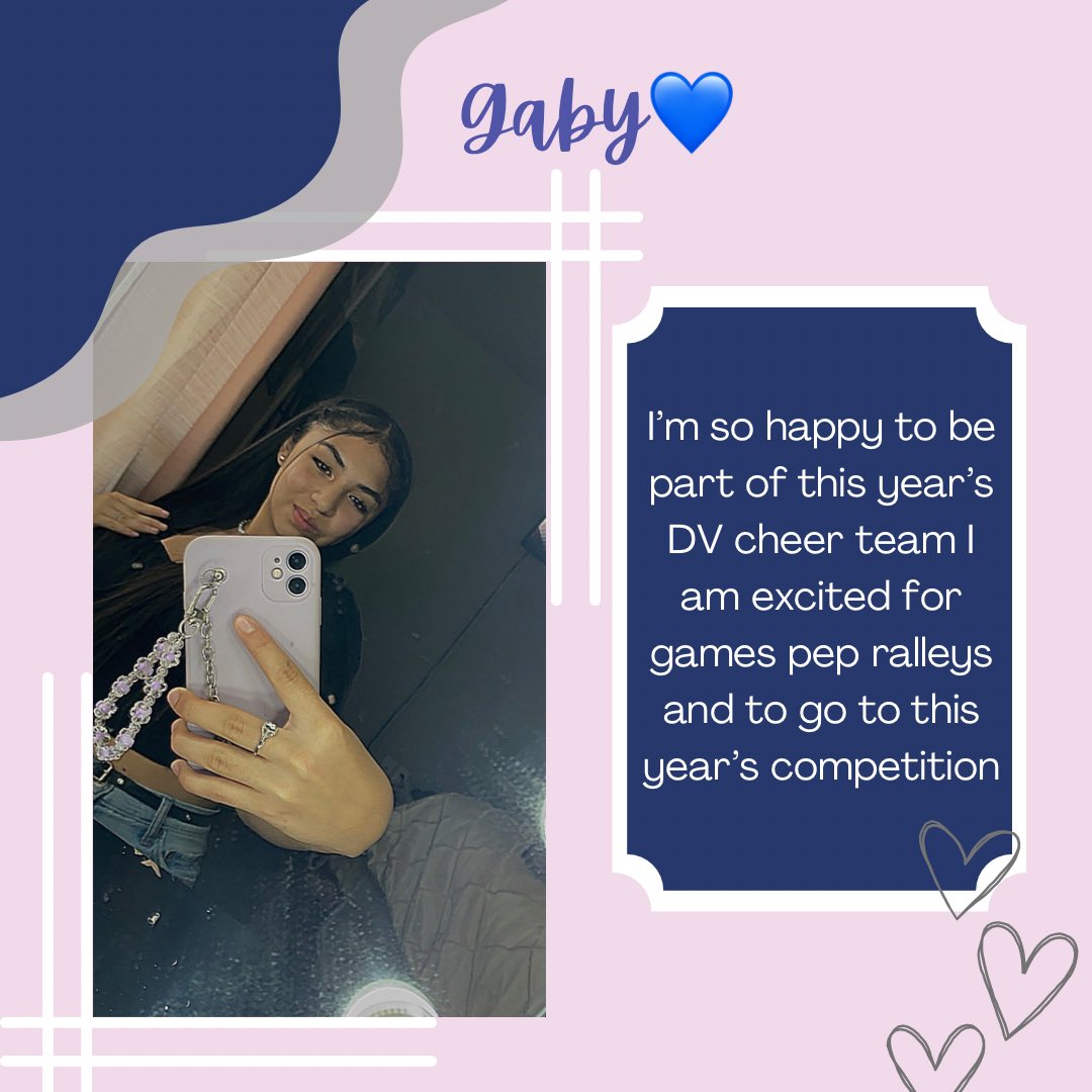 Meet the team!! Here are some of our freshman for the 2022-2023 school year🤍💙