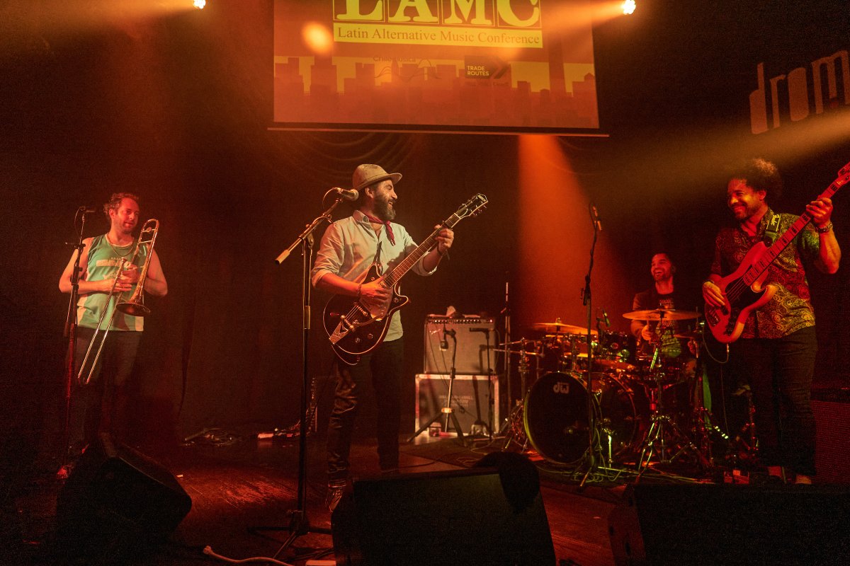 theLAMC's tweet photo. Canada and Chile had a lot of amazing talent to share with the LAMC audience. Thank you @Rubiomusic_ , #Ceaese, @Battle_Santiago, @entropica_music, @QuiqueEscamilla and @ramonchicharron for their performances! #LAMC2022 https://t.co/O8vTXzdtBe