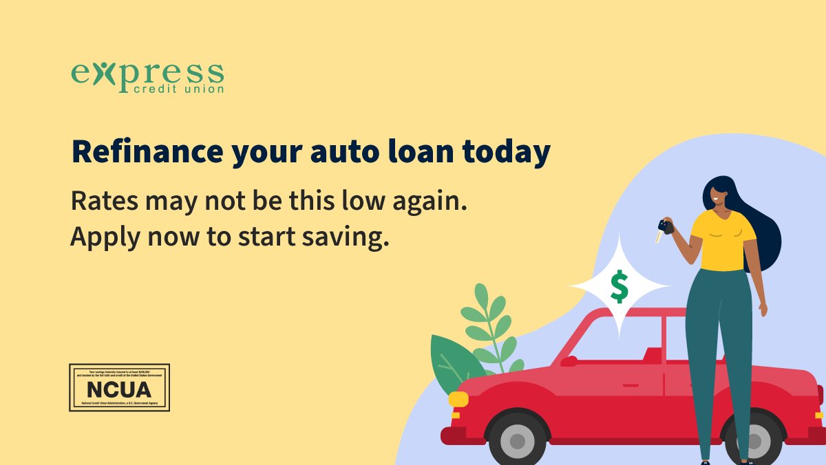 Do you have an auto loan? Is your current interest rate or monthly payment too high for your liking? Current auto loan rates won't be this low for the foreseeable future.  Lock in your low rate now and start saving! Apply online today loom.ly/ruyziYg