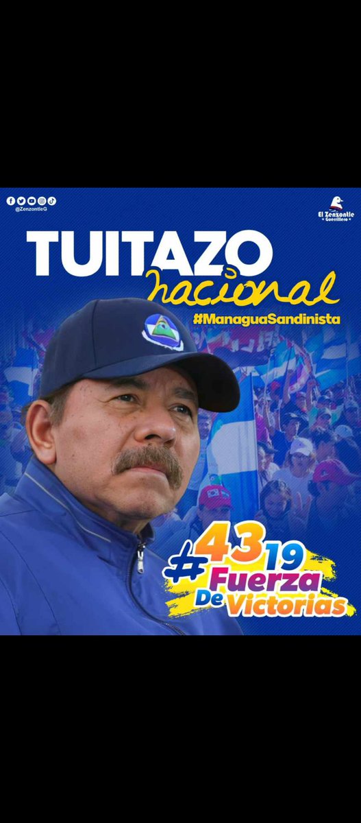 #4319FuerzaDeVictorias 
#ManaguaSandinista
#LuchamosVencemos <a href="/SimboloRev1979/">Símbolo Revolucionario ✊</a>