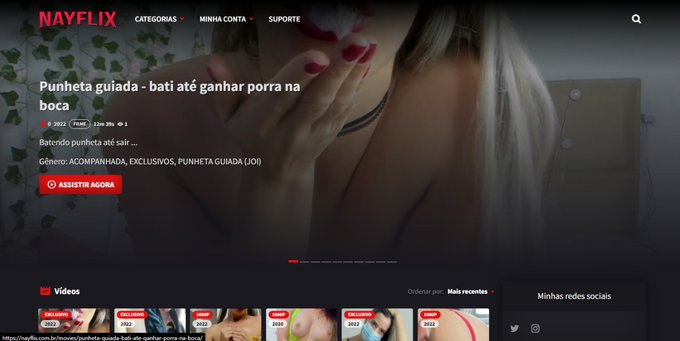 Come&ccedil;ar a semana com v&iacute;deo novo no Nayflix 💜 vem conferir 😜  https://t.co/WUcCkTYpT3 ✅ https://t.co/