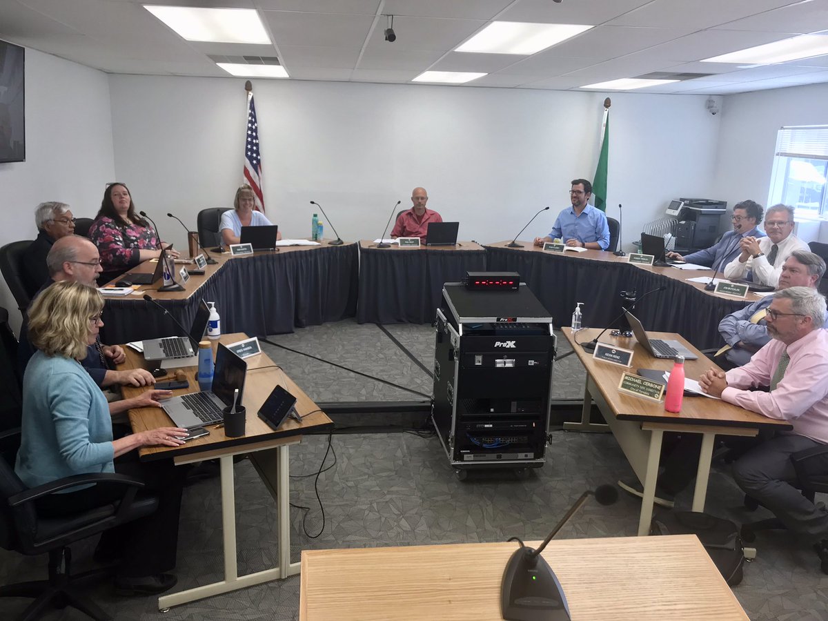 For the first time in a two-and-a-half years, the City Council is 100% in-person for tonight's council meeting.