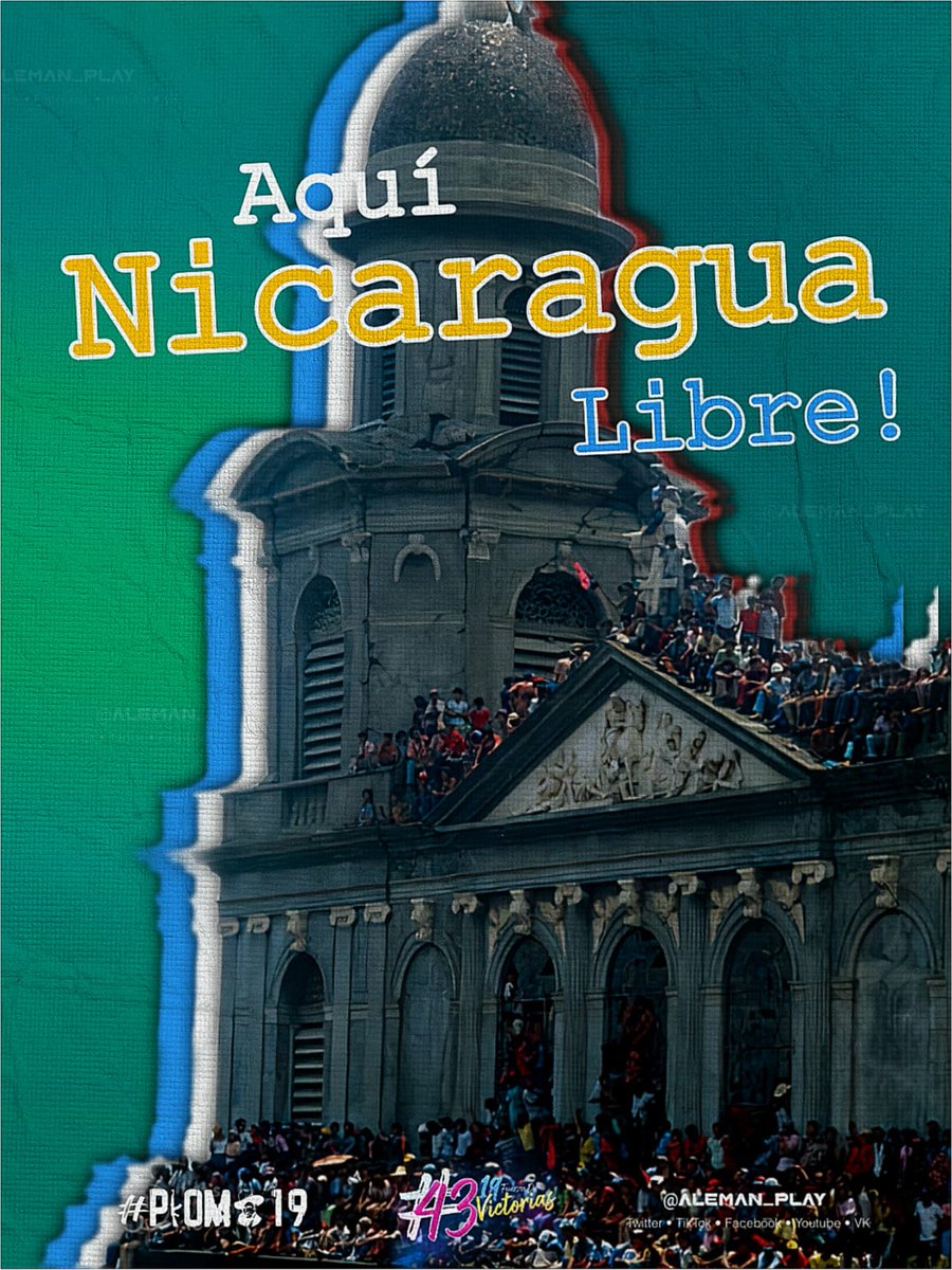 #4319FuerzaDeVictorias 
#ManaguaSandinista
#LuchamosVencemos <a href="/SimboloRev1979/">Símbolo Revolucionario ✊</a>