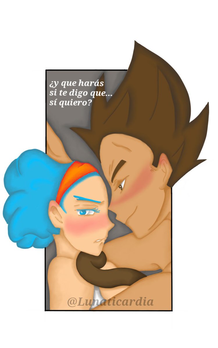 Lunaticardia1's tweet photo. #vegebul #bulgeta #bulmabriefs #vegeta #princevegeta #fanart #Fanartdbz https://t.co/gPfX3U4Jpk