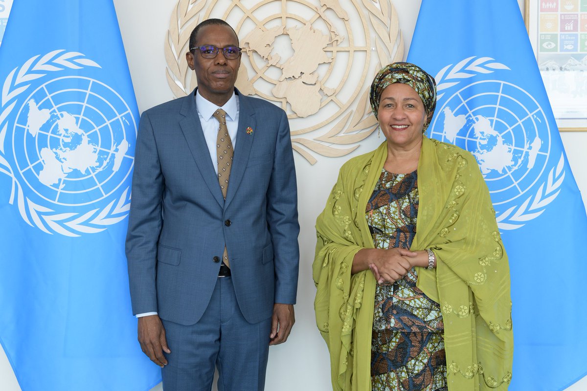 With Minister of Finance of the Republic of Mali Alousseni Sanou we discussed the urgent need to build momentum from the transition to the implementation of the 2015 peace agreement and Agenda 2030 for Sustainable Development.