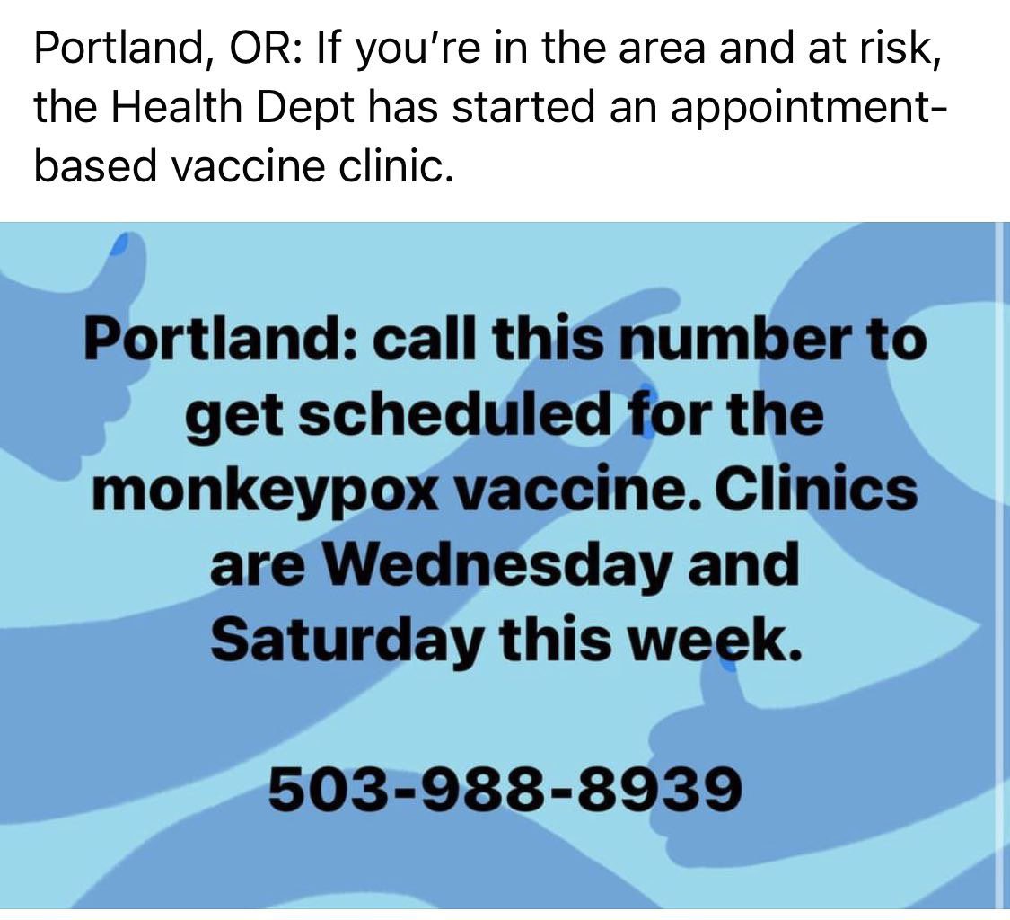 coldsnax's tweet photo. Hey y’all, if you’re at risk center the Multnomah County Health Department is providing vaccines. https://t.co/EaEQenuMpt