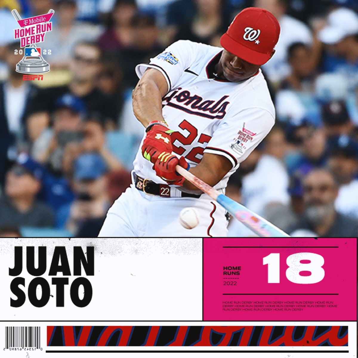 MLB's tweet image. .@JuanSoto25_  made it look easy. #HRDerby
