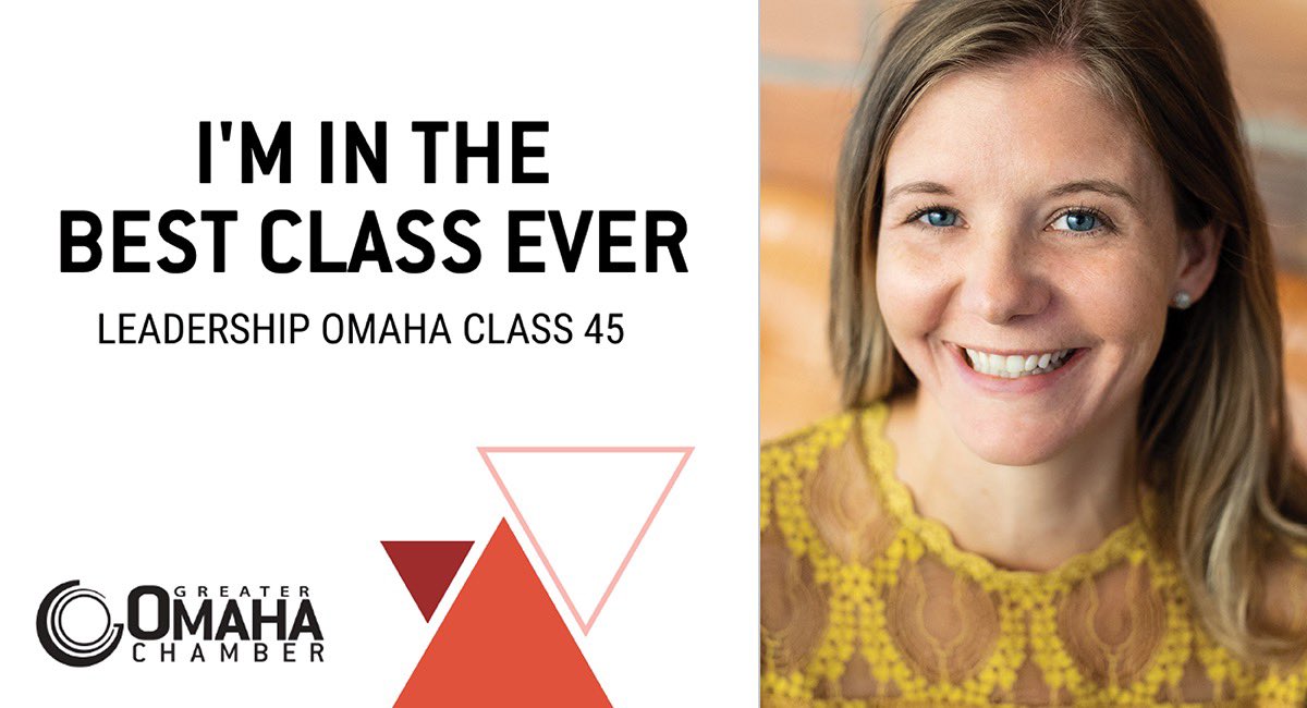 jheggen's tweet photo. Excited to be part of Leadership Omaha #Class45! I can’t wait to meet other local leaders over a 10-month journey toward reflection, development and our shared future. Thanks to @OmahaWomensFund for the support, and to @OmahaChamber for bringing us together! https://t.co/6PQmaApLQ4