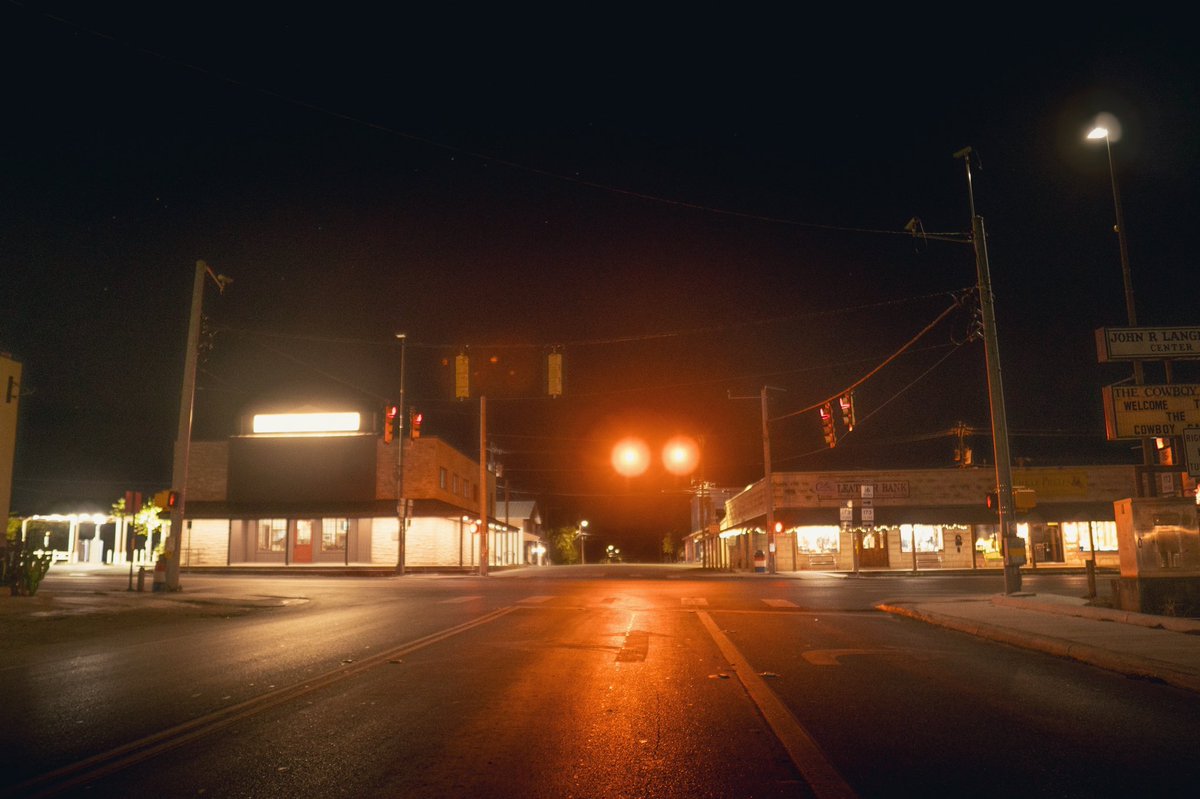 after midnight in a small texas town